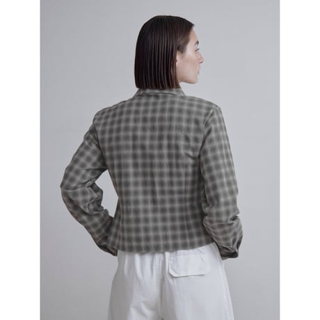 《予約販売》check minimal shirt_nb0361