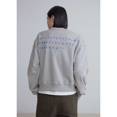 【NOKCHA × MOMO】alphabet sweat pullover/2colors_nt2488