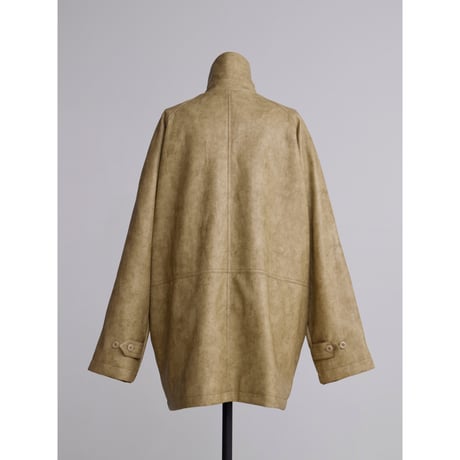 《予約販売》soft fake leather jacket/2colors_no0512