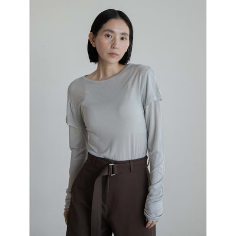 《予約販売》docking sheer tops/2colors_nt2244