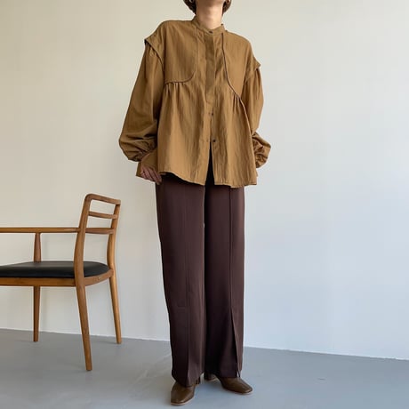 【nokcha original】lady gather blouse_nt1048