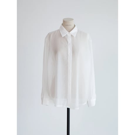 《予約販売》sheer nuance shirt/2colors_nb0391