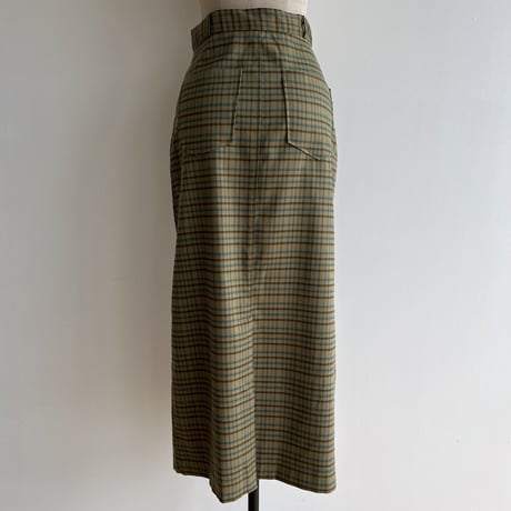 《予約販売》check long skirt/2colors_ns0071