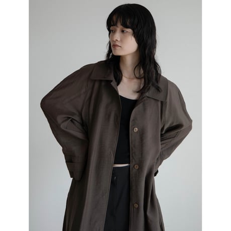 《予約販売》sheer rich shirt coat/2colors_no0451