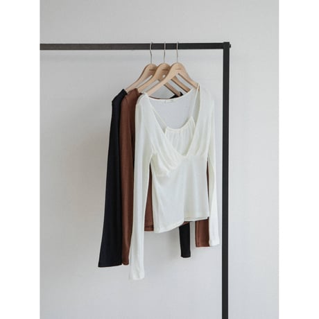 《予約販売》docking lady tops/3colors_nt2411