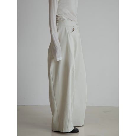 《予約販売》twill oval mannish pants/2colors_np1080