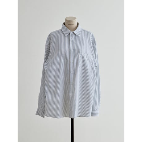 《予約販売》stripe accent shirt/2colors_nb0366