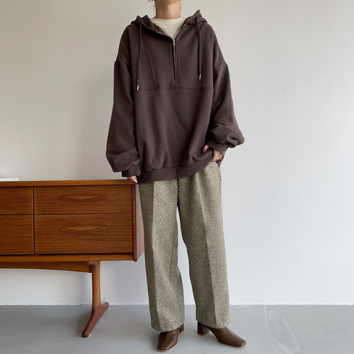 nokcha original】“nc”zip parker/3colors(unisex) nokcha original】“nc”zip parker/3colors(unisex)