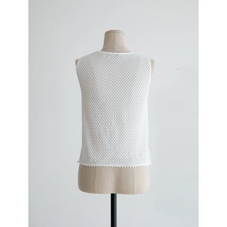 《予約販売》accent mesh tank top/2colors_nt2326
