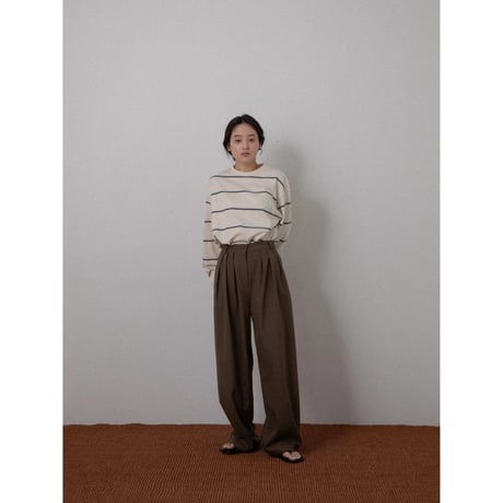 【NOKCHA original】elbow patch border tops_nt2236