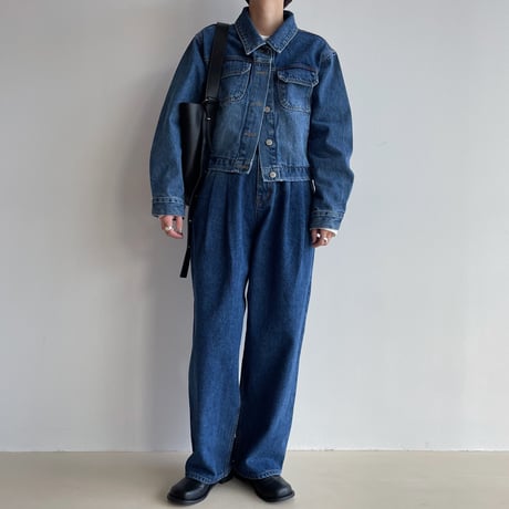 《予約販売》mannish tuck jeans_nj0092