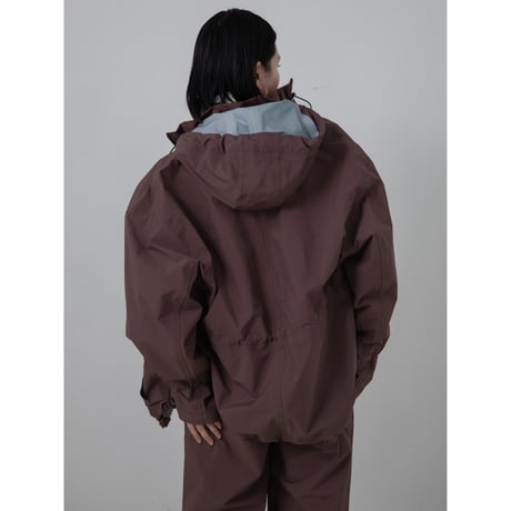 - AUTHENTIC series - tech jacket/burgundy_an0035