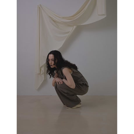 - AUTHENTIC series - AUTHENTIC jump suit/melange brown_an0012