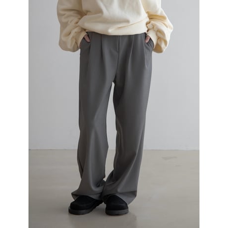 《予約販売》waist accent tuck wide pants/2colors_np1042