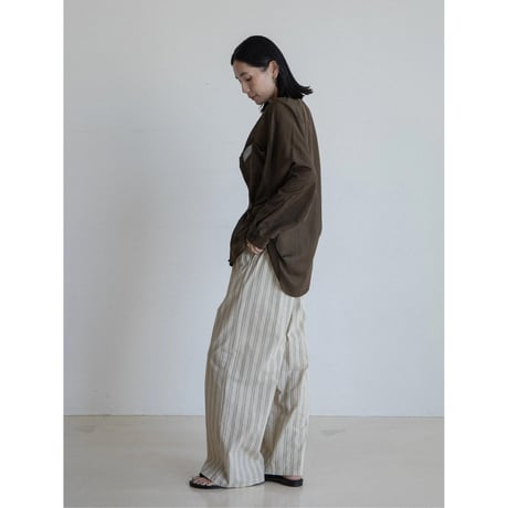 《予約販売》2way raglan sleeve sheer shirt/2colors_nb0319