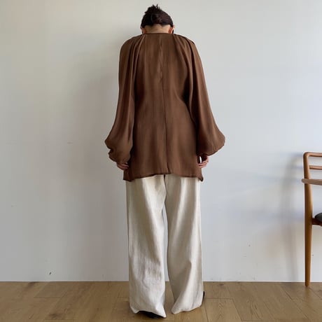 《予約販売》lady sheer blouse/2colors_nb0133
