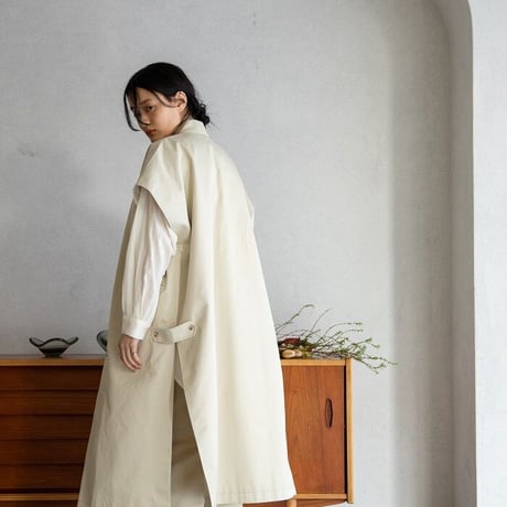 【nokcha original】jacquard over blouse/ivory_nb0041