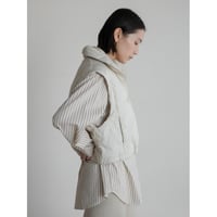 《予約販売》2way mannish down vest/2colors_nt2221