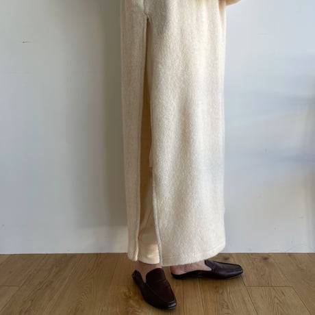 【nokcha original】raglan sleeve warm ops/ivory_nd0131