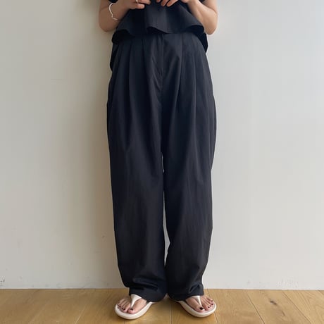 《予約販売》washer tuck oval long pants/2colors_np0840