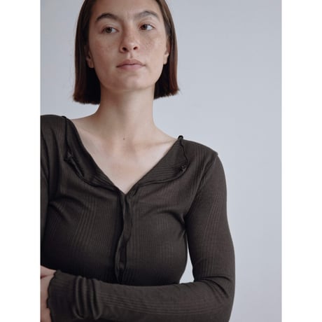 《予約販売》décolleté sheer tops/4colors_nt2505