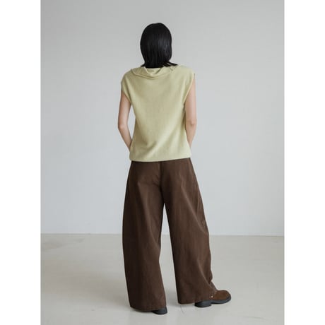 《予約販売》cashmere blend knit vest/2colors_nt2389