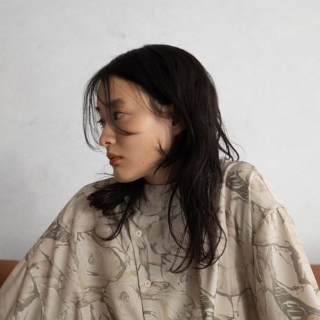 【nokcha original】marble blouse/2colors_nb0043