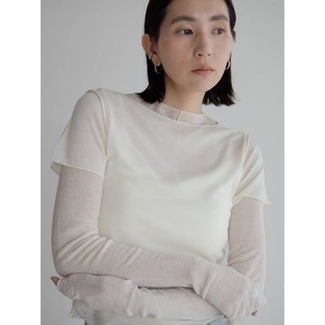 《予約販売》sheer minimal tee/3colors_nt2265