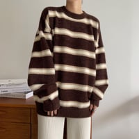 《予約販売》unisex border knit_nt1112