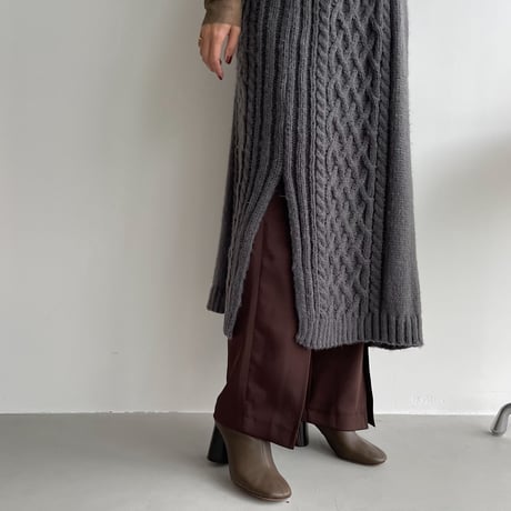 《予約販売》long knit vest/2colors_nt1090