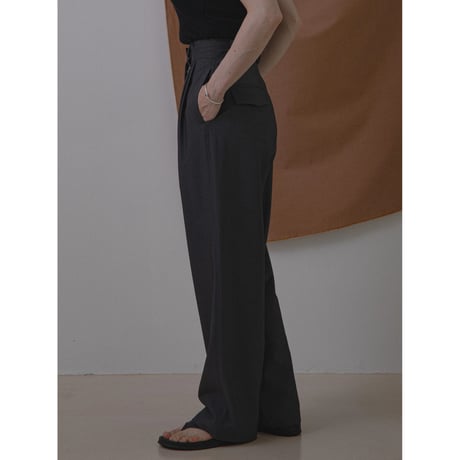 - AUTHENTIC series - material high pants/3colors_an0011