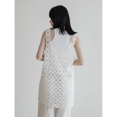 《予約販売》crochet knit midi tops/2colors_nt2329