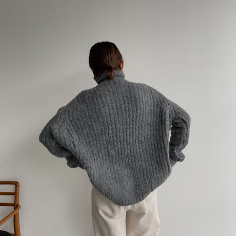 《予約販売》turtle neck lady knit_nt1155