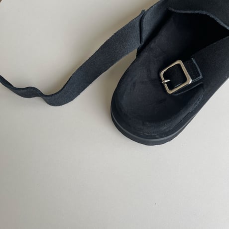 《予約販売》real leather buckle shoes_na0586