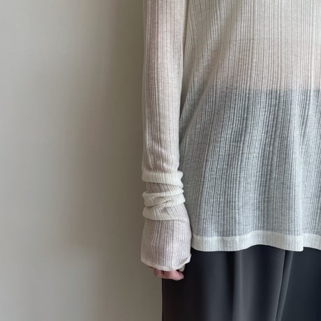 《予約販売》sheer lady tops/2colors_nt1972