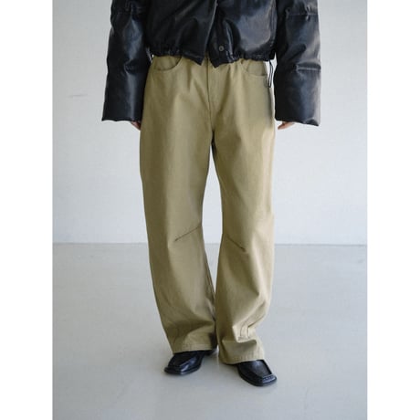 《予約販売》cocoon cotton pants/2colors_np1196