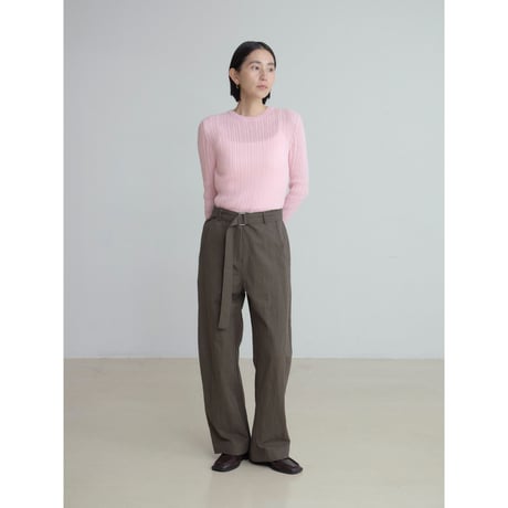 《予約販売》sheer lib knit tops/3colors_nt2493