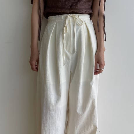 【nokcha original】string washer oval pants/2colors_np0827