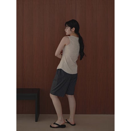 【NOKCHA original】accent botan tanktop/3colors_nt2058