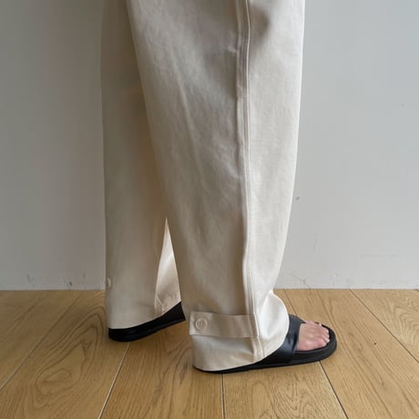 【nokcha original】material over all/ivory_np0830