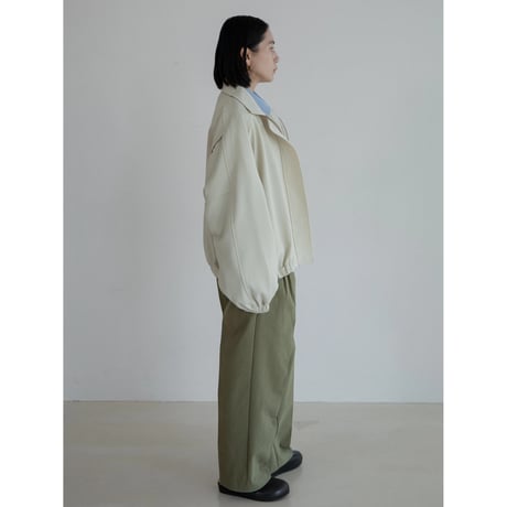 《予約販売》tuck twill cotton pants/2colors_np1070