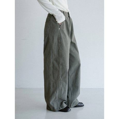 《予約販売》ashed twill pants/2colors_np1193