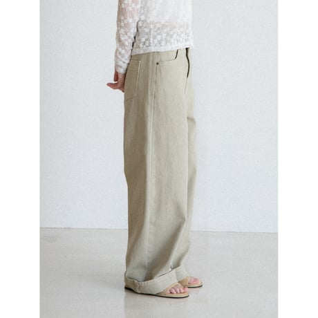 《予約販売》ashed daily pants/2colors_np1251