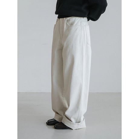 《予約販売》vintage like twill cotton pants/2colors_np1202