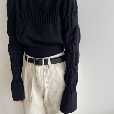 《予約販売》accent minimal knit/3colors_nt1530
