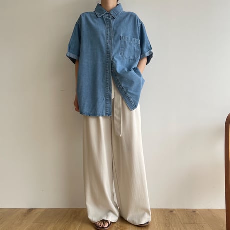 《予約販売》belt long pants/2colors_np0617