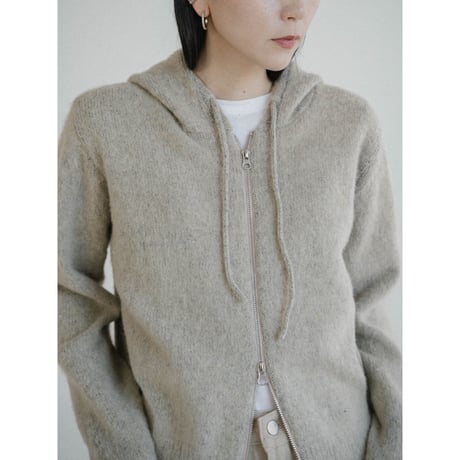 《予約販売》2way zip knit parker/2colors_nt2451