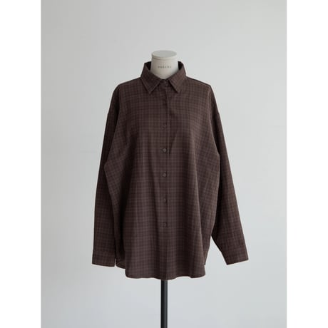 《予約販売》check pattern over shirt/2colors_nb0334