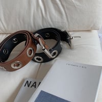 ✳︎予約販売✳︎punching belt/2colors_na0054