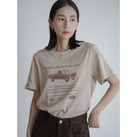 《予約販売》vintage like minimal tee/2colors_nt2371